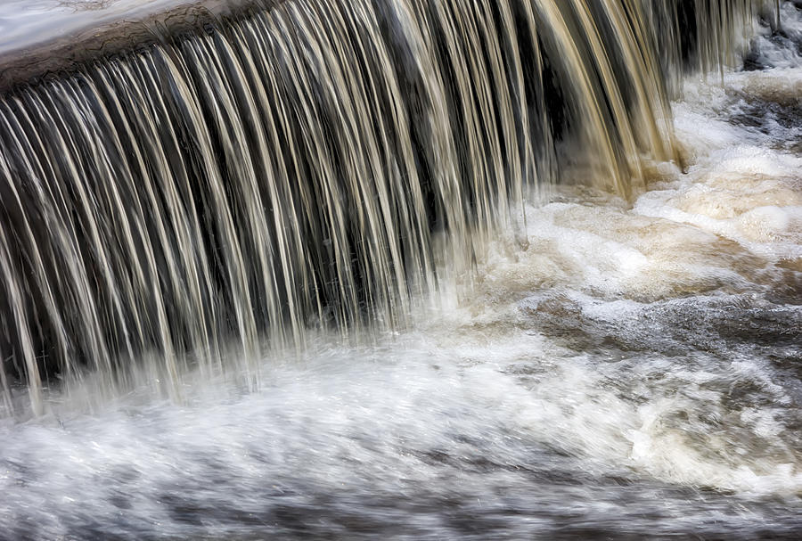 Waterflow Waterfall On A Small Creek Photograph by Alex Grichenko