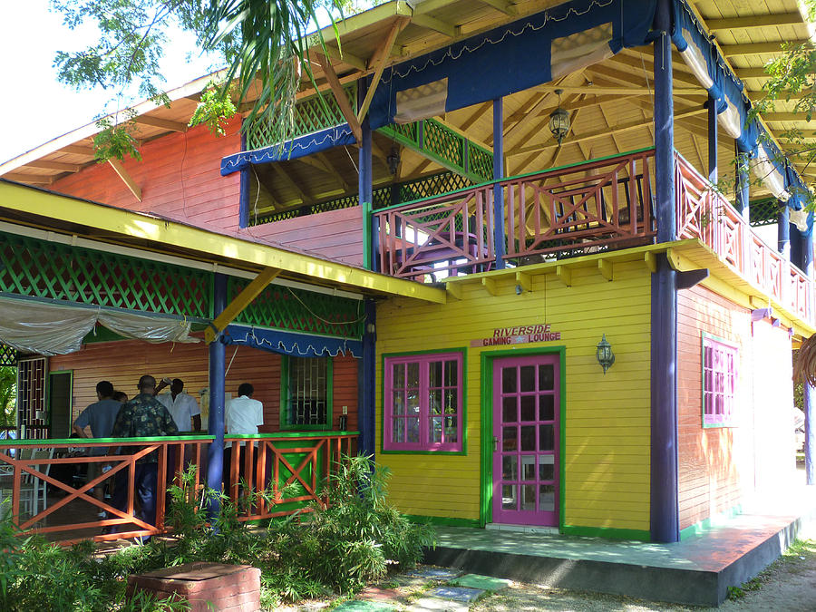 Waterfront Bar in Jamaica Photograph by Dianne Levy - Fine Art America