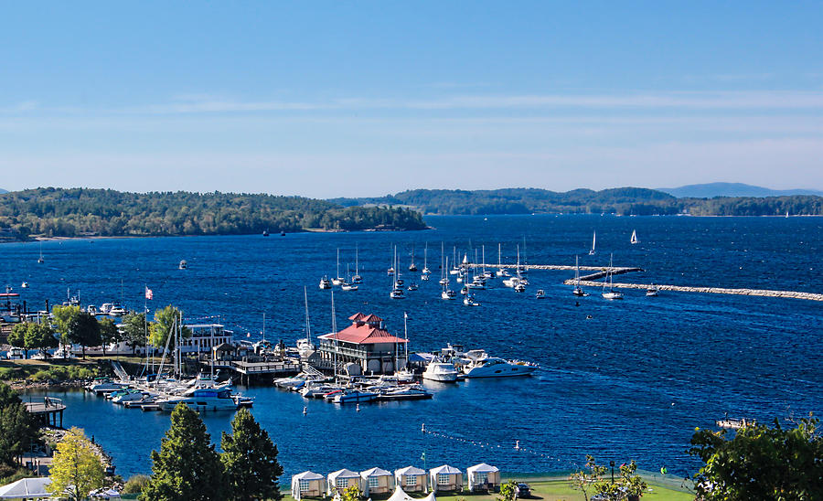 Waterfront Burlington Vermont Photograph by William Alexander