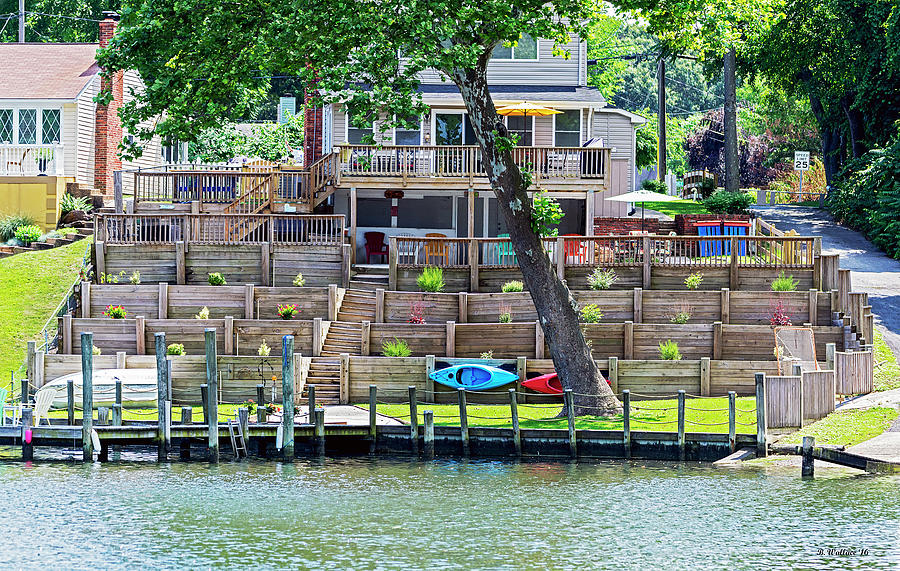 Waterfront Landscaping Photograph by Brian Wallace