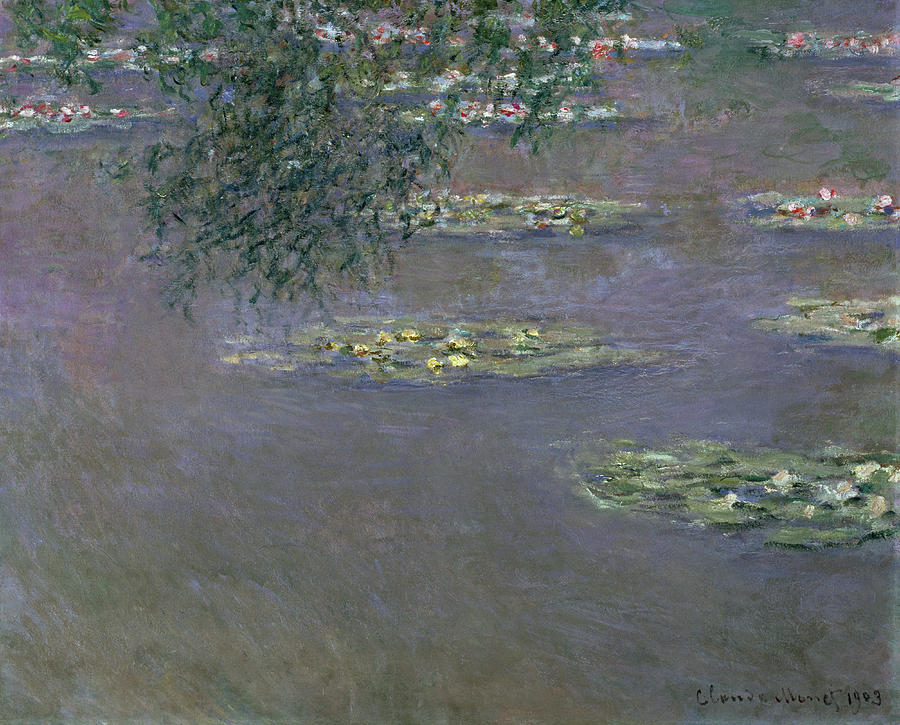 Waterlilies 1903 Painting by Claude Monet - Pixels