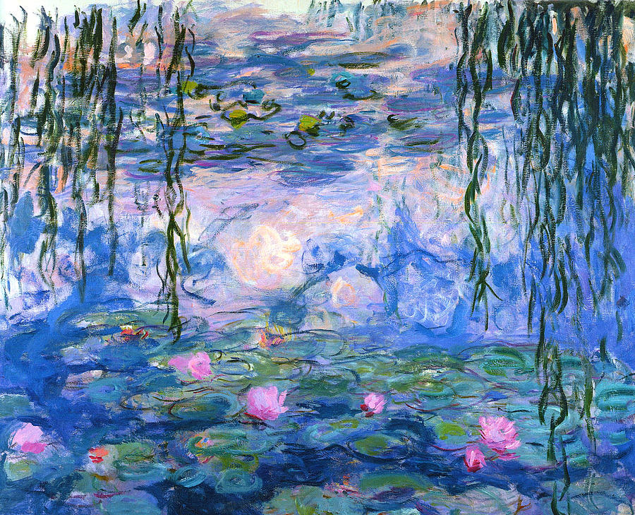 WaterLilies 1919  Painting by Pam Neilands