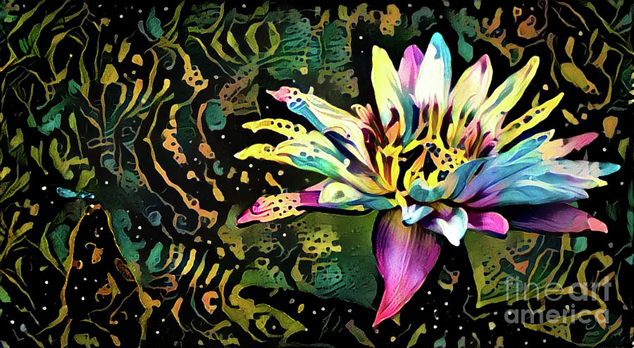 Waterlilies 3 Digital Art by Amy Cicconi