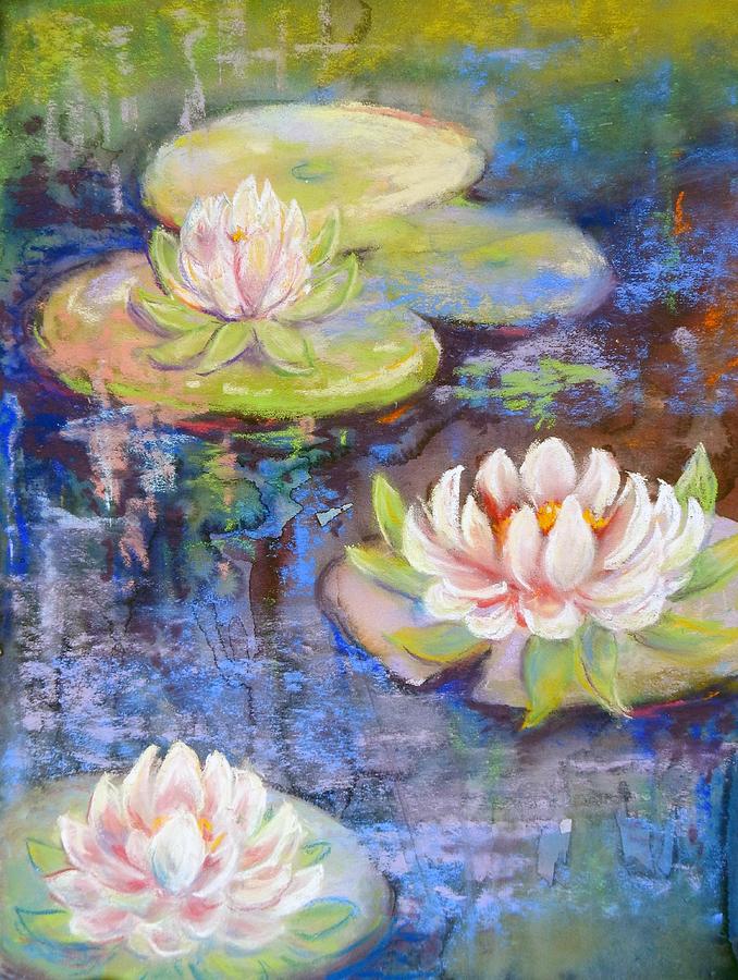 Waterlillies Painting by Caroline Patrick Waterlillies Painting by Caroline Patrick