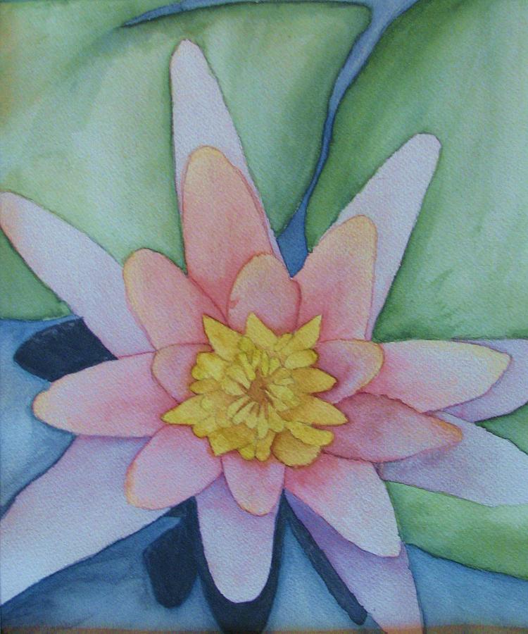 Lily Painting - Waterlily by Gayle Caldwell