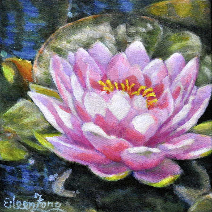 Waterlily in the Light 2 Painting by Eileen  Fong
