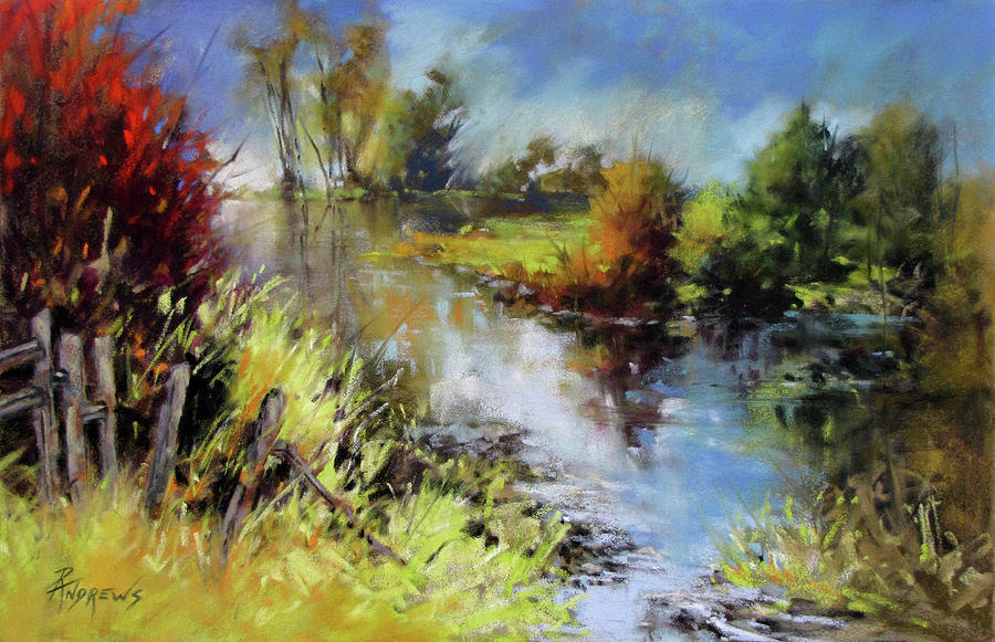 Waterline Painting by Rae Andrews