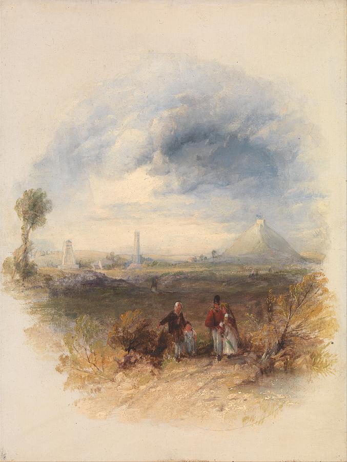 Waterloo by Thomas Creswick, circa 1838 Painting by Celestial Images