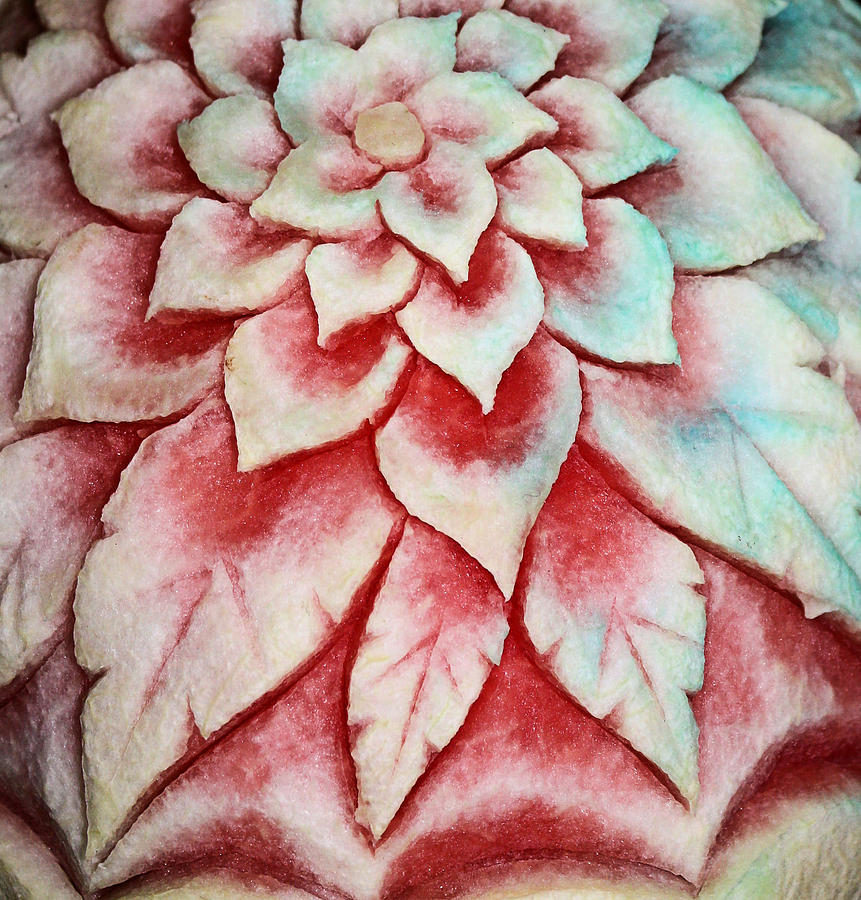 Watermelon Carving Photograph by Kristin Elmquist