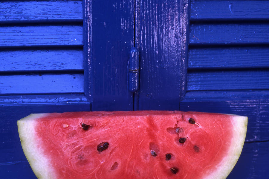 Watermelon Photograph - Watermelon by Steve Outram