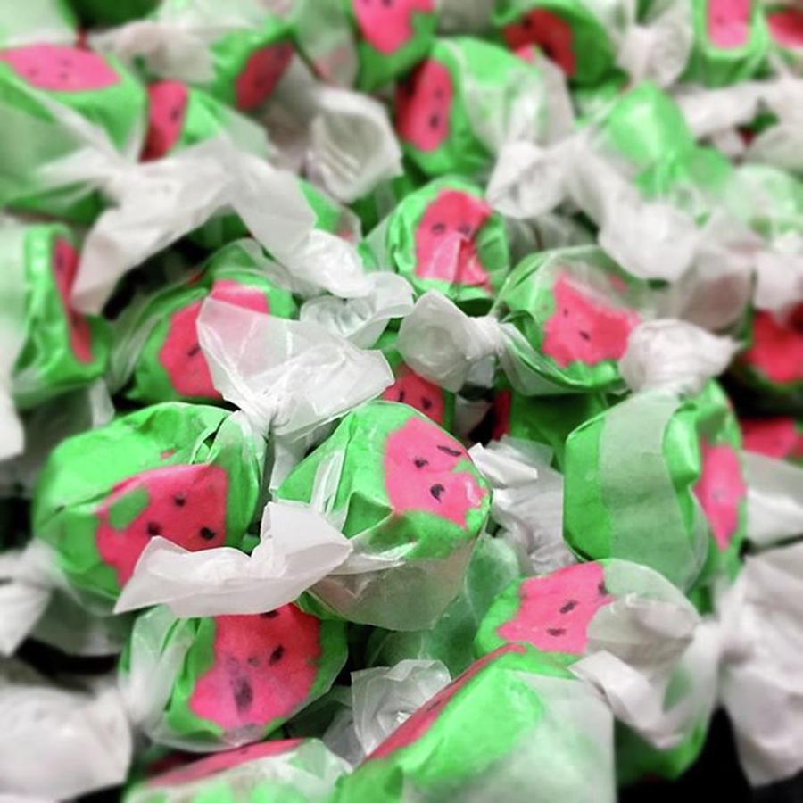 Candy Photograph - Watermelon Taffy // Are These Little by Megan Bishop