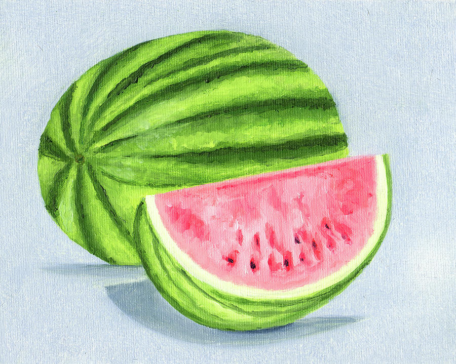 Watermelons for Deana Painting by Emily Johnson - Fine Art America