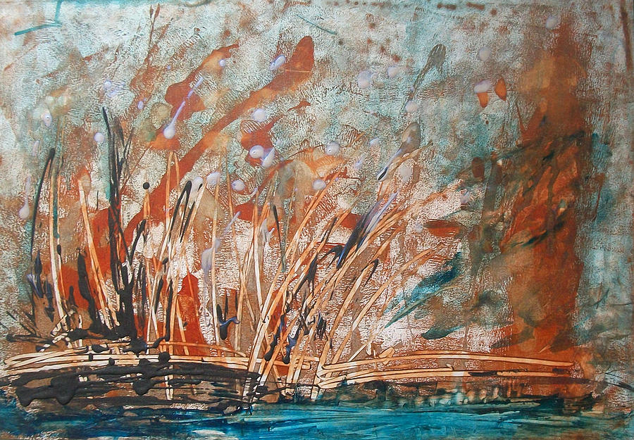 Waters Edge 1 Painting by Sonal Raje