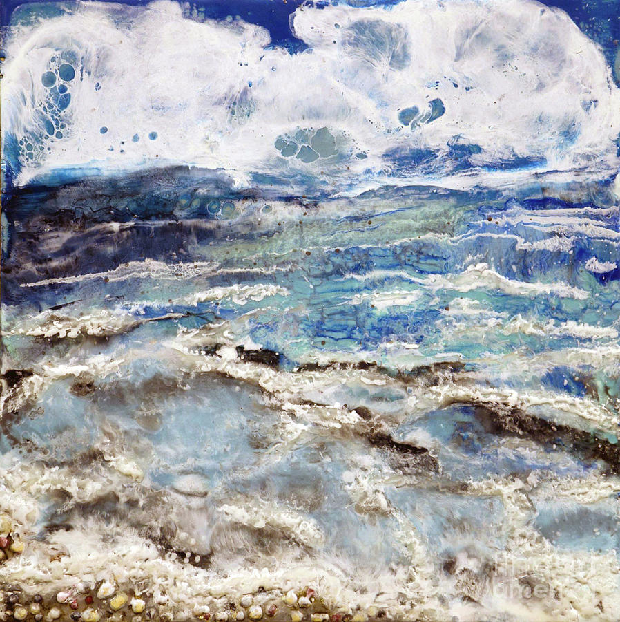 Waters Edge III Painting by Laurie Tietjen