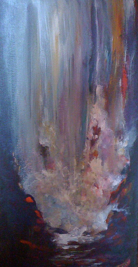Waterfall Painting - Waters Of Life by Patti Lane
