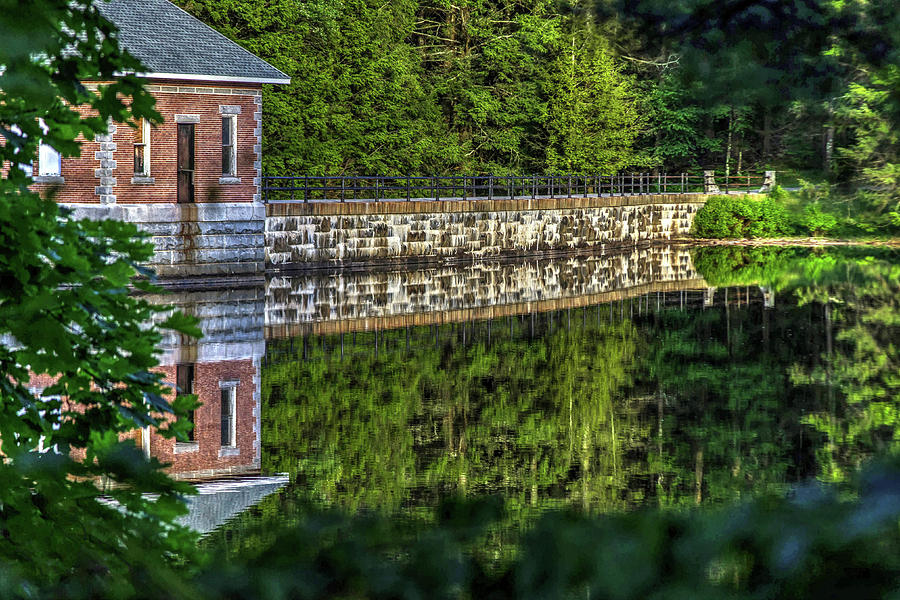 Watershed Reflections, Watertown Connecticut Photograph