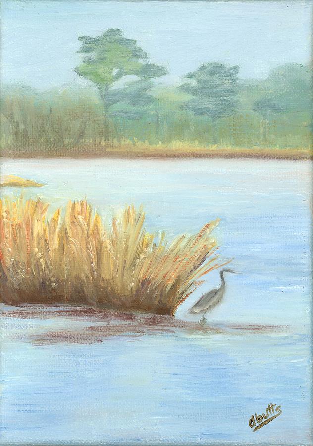 Waterside Painting by Deborah Butts