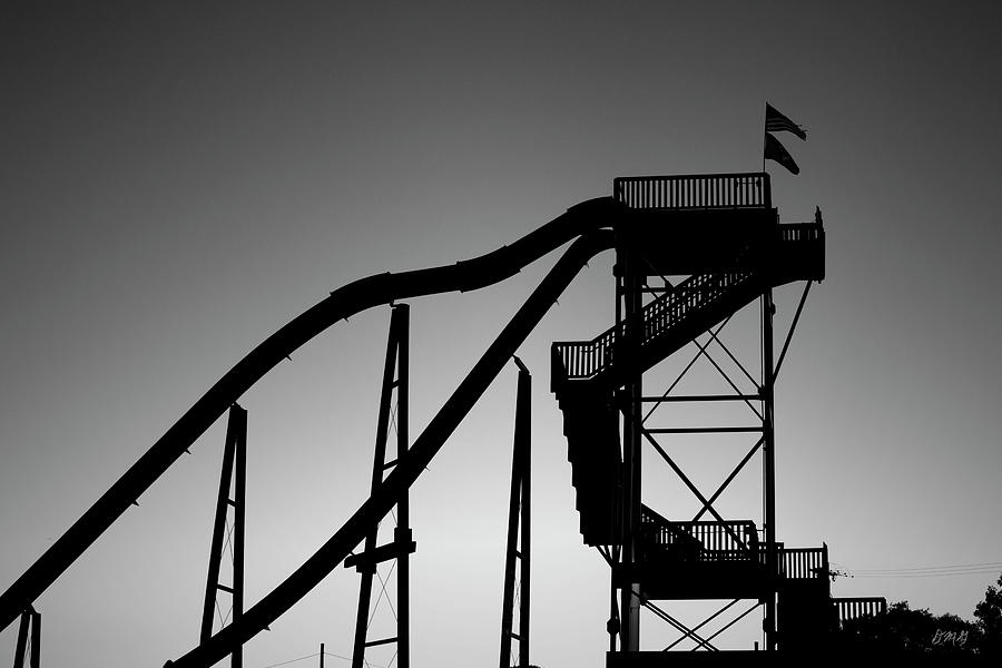 Black And White Photograph - Waterslide I by David Gordon