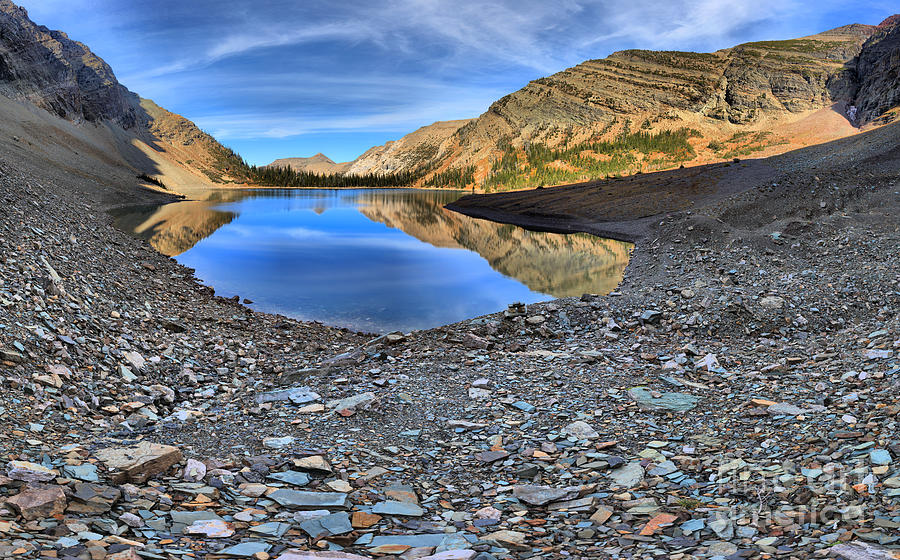Landscape Photograph - Waterton Crypt Lake by Adam Jewell