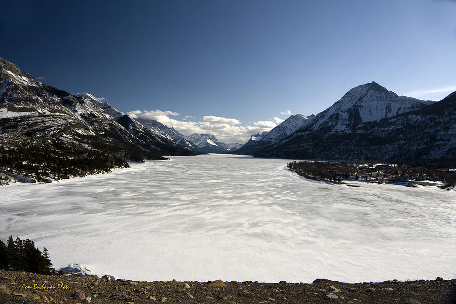 Waterton in Winter Photograph by Tom Buchanan