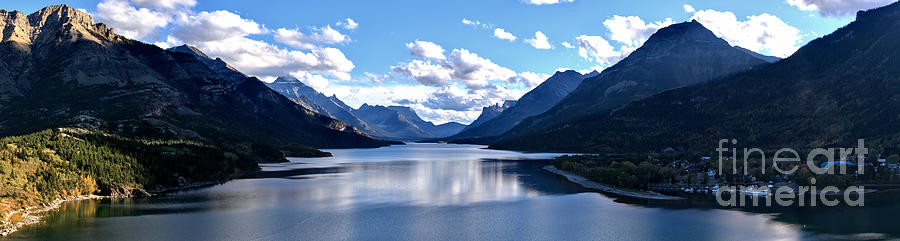 Waterton Lakes Afternoon Reflections Photograph by Adam Jewell