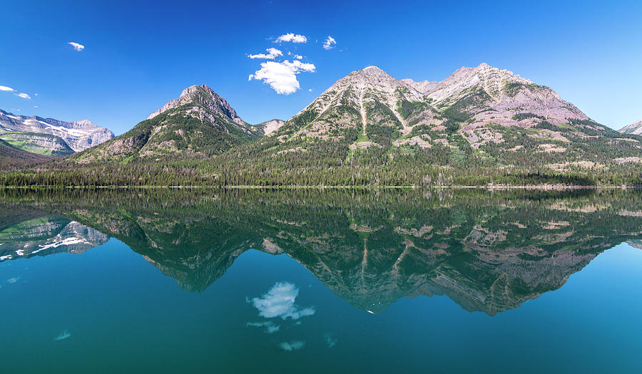 Waterton Reflection #1 Photograph by Patti Deters