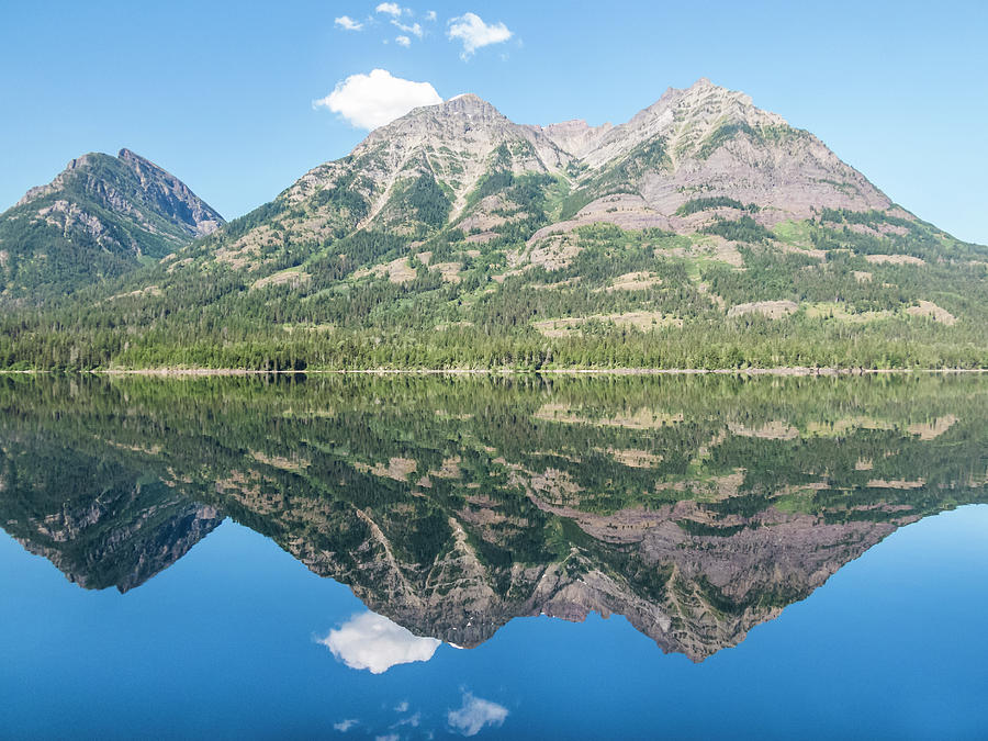 Waterton Reflection #3 Photograph by Patti Deters
