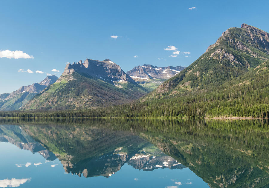 Waterton Reflection #4 Photograph by Patti Deters