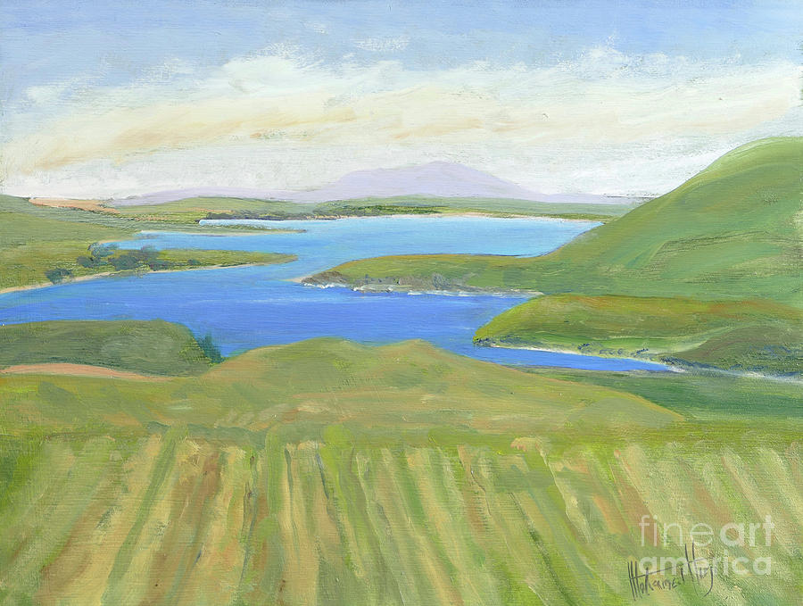 Waterton Reservoir Painting