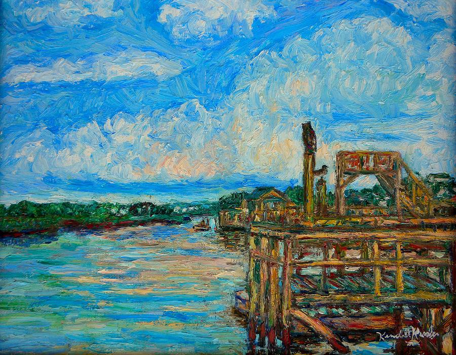 Waterway Near Pawleys Island Painting by Kendall Kessler