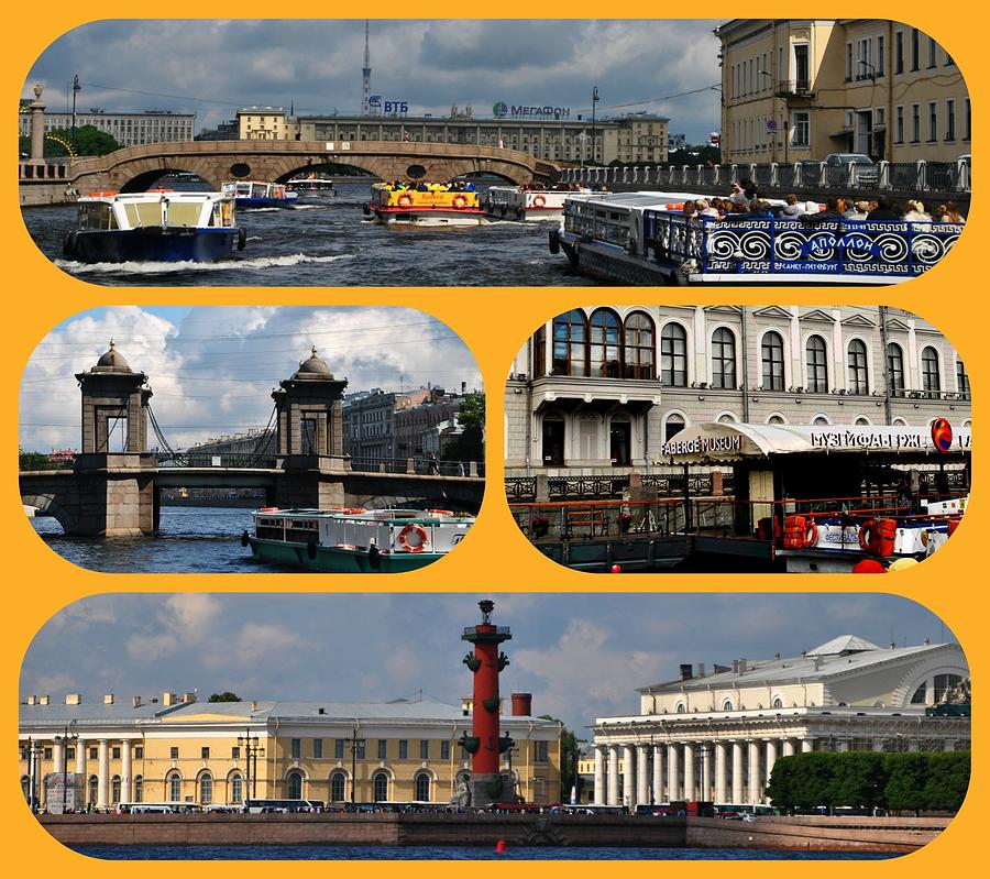 Waterways of St Petersburg Photograph by Jacqueline M Lewis