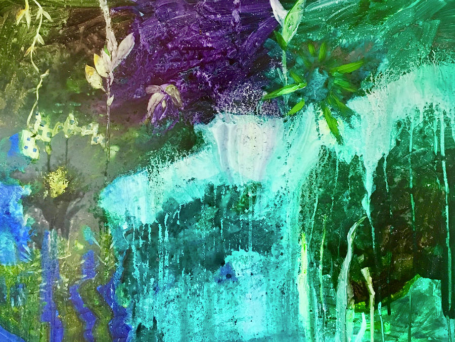 Waterworld Painting by Carole Johnson