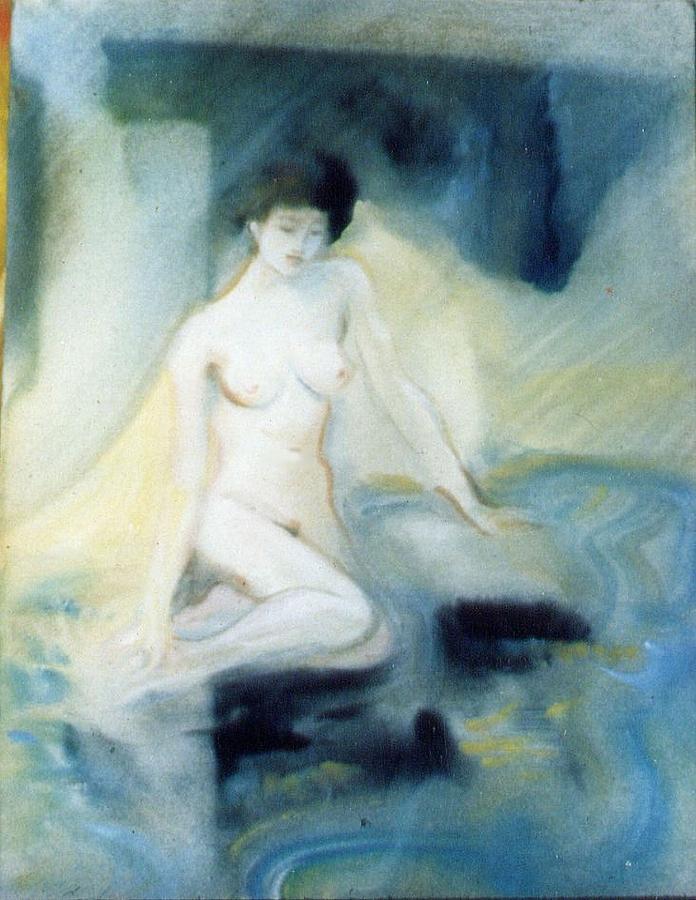 Nude Painting - Watery Nymph by Scott Cumming
