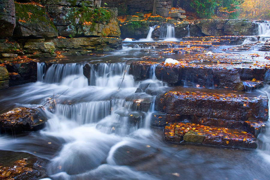 Watery Steps Photograph by David Heilman