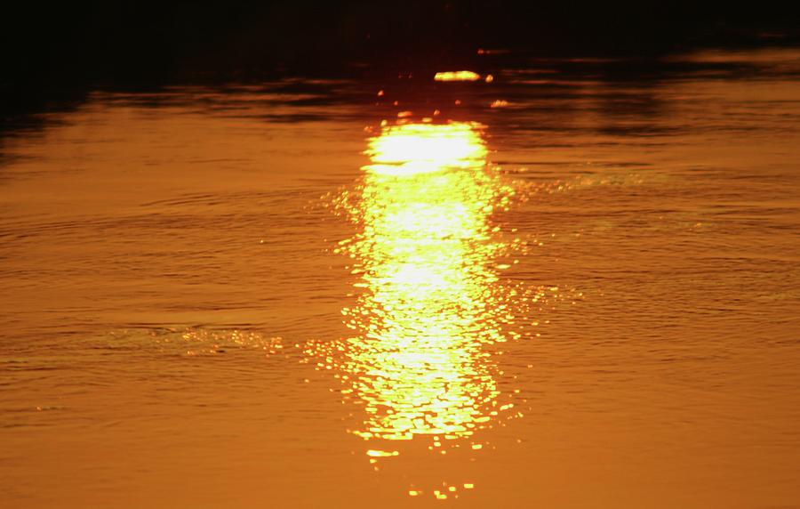 Watery Sunset Photograph by Martina Fagan