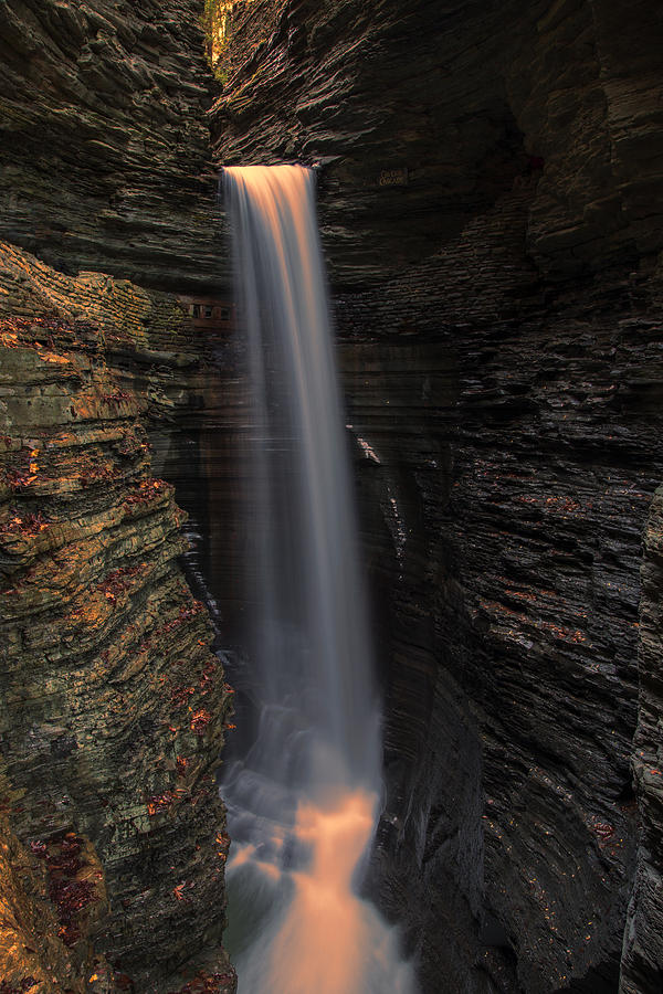 Cavern Photograph - Watkins Glen Cavern Cascade #2 by Stephen Stookey Cavern Photograph - Watkins Glen Cavern Cascade #2 by Stephen Stookey
