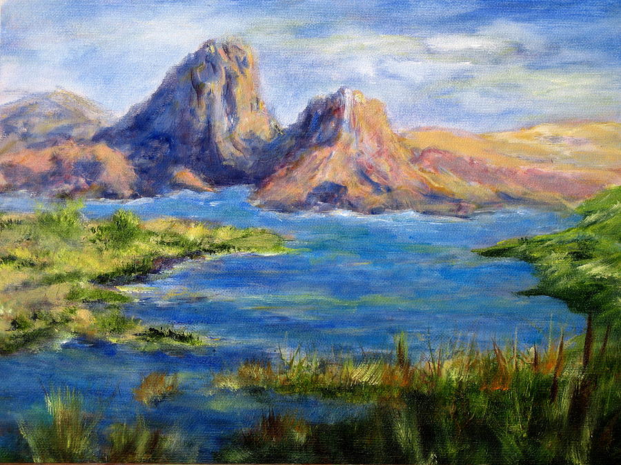 Lake Landscape Painting - Watson Lake 1 by  Thomas Restifo