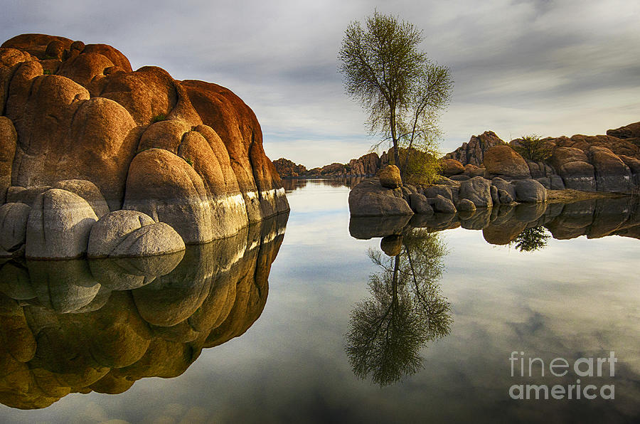 Landscape Photograph - Watson Lake Arizona 12 by Bob Christopher
