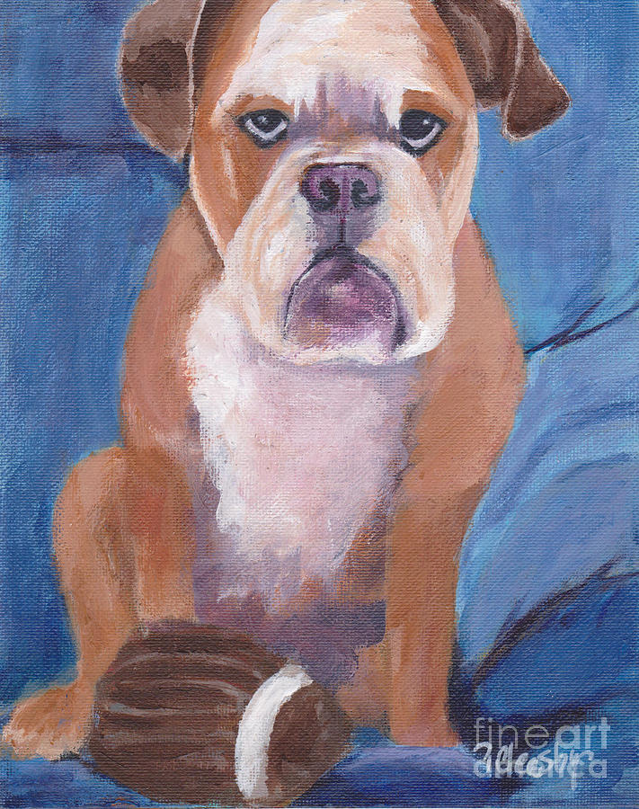 Dog Painting - Watson by Patricia Cleasby