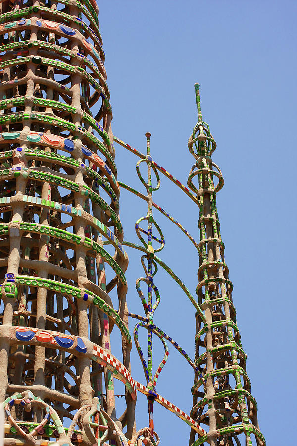 Watts Towers Photograph by Art Block Collections
