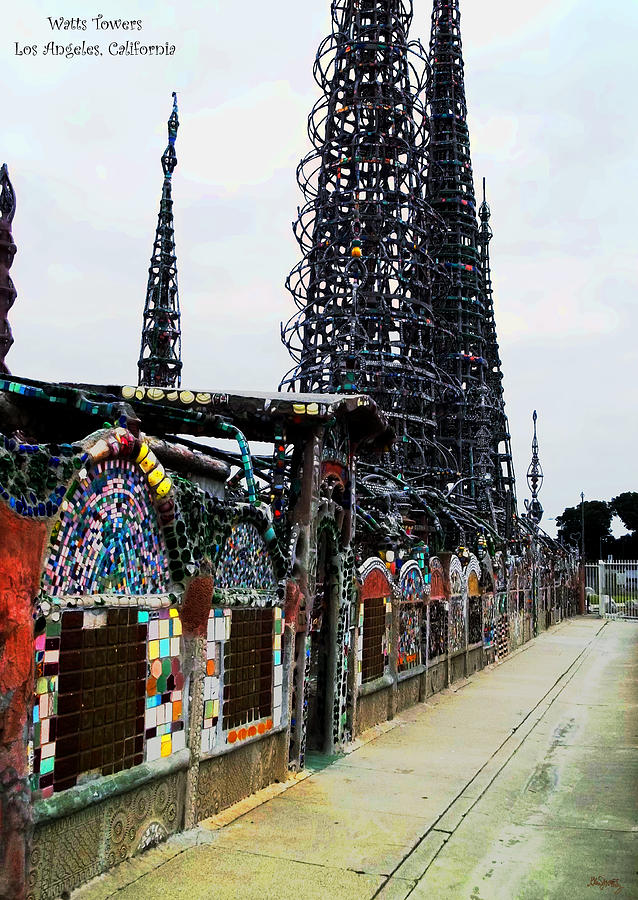 Watts Towers - Los Angeles Photograph by Glenn McCarthy Art and Photography