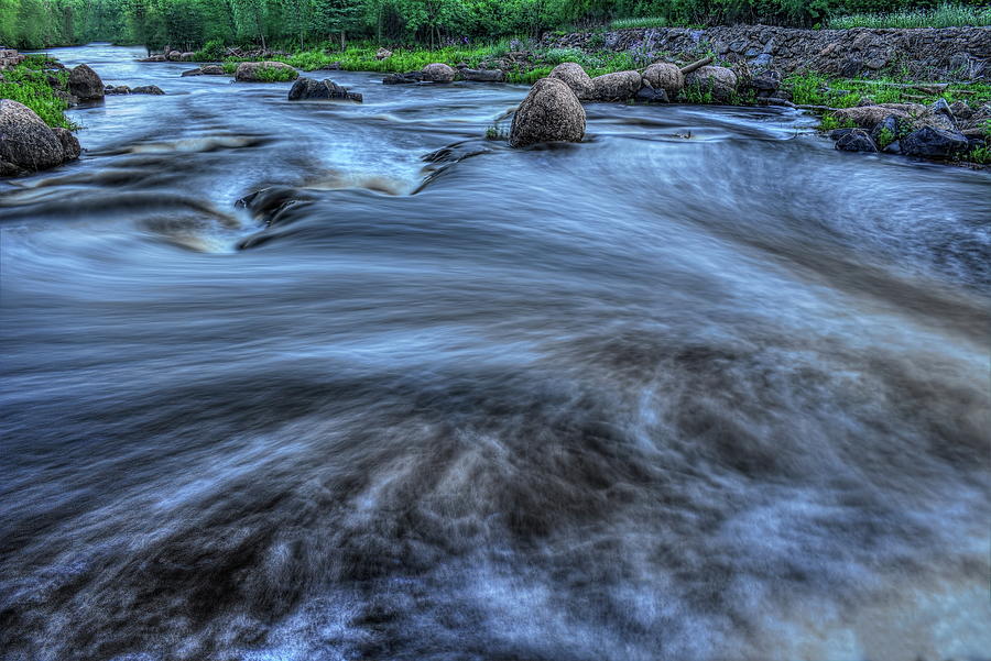 Wausau Whitewater Course Out Flow Photograph by Dale Kauzlaric