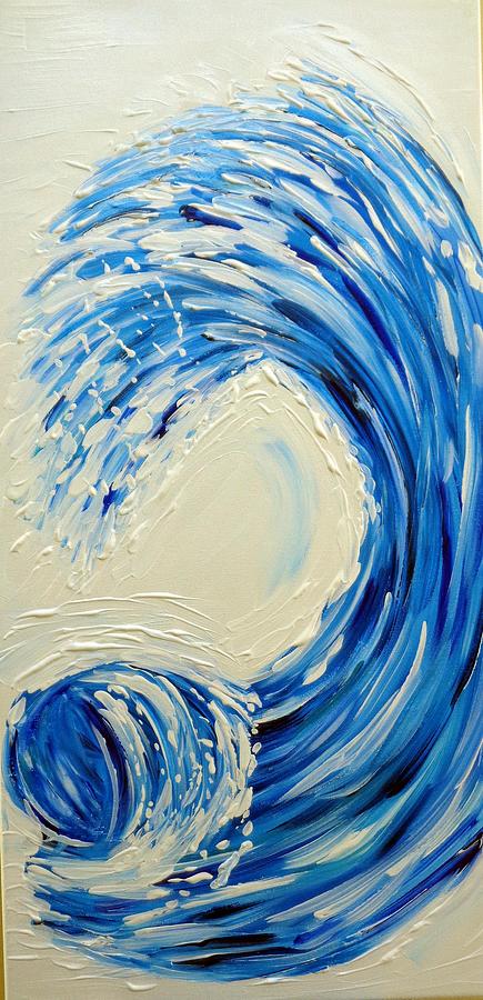 Wave 10 Painting by Daran Schaner | Fine Art America