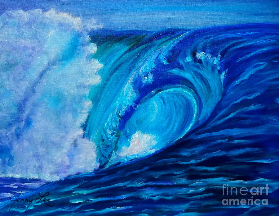 Wave 11 Painting by Jenny Lee