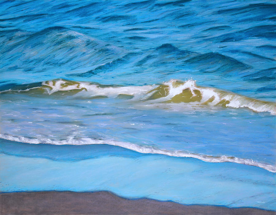 Wave 72 Pastel by Christopher Reid