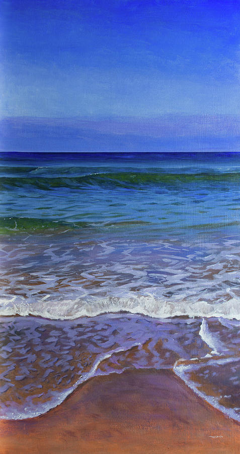 Wave 79 Painting by Christopher Reid