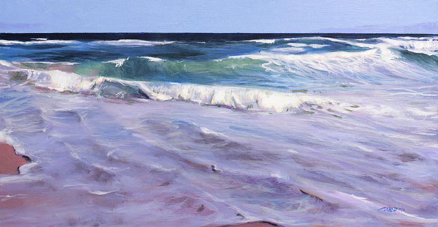 Wave 80 Painting by Christopher Reid