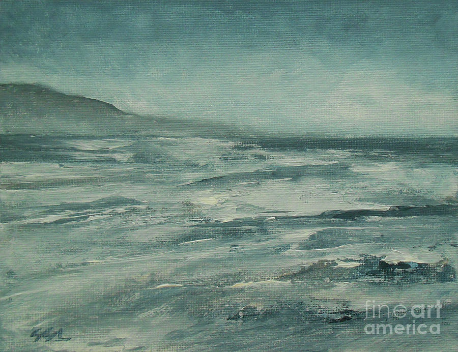 Wave After Wave Painting by Jane See