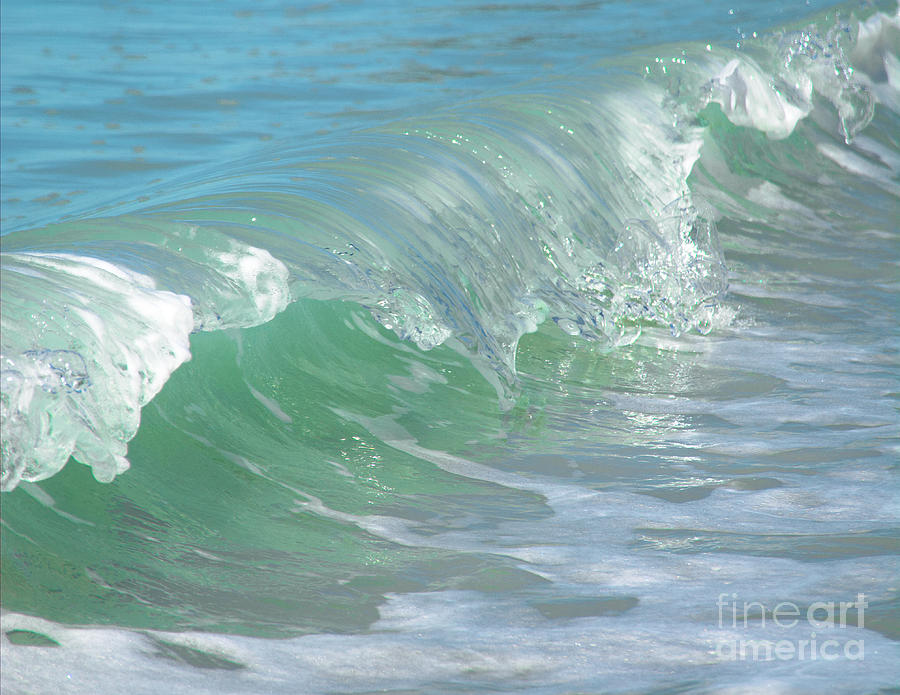Wave Photograph by Alison Belsan Horton
