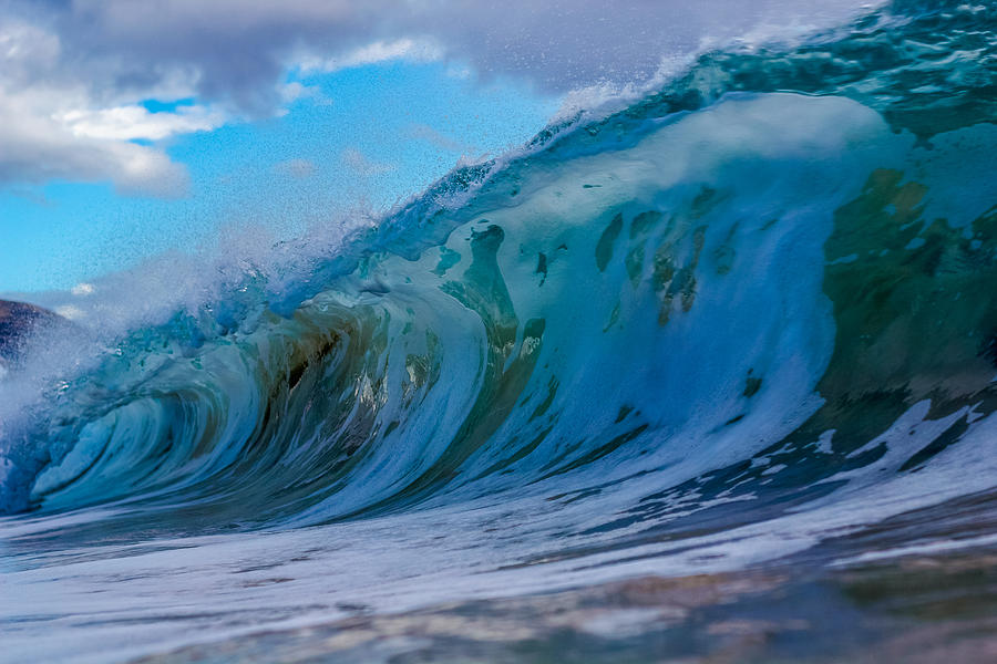 Paradise Photograph - Wave Color by Chris and Wally Rivera